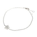 SWAROVSKI スワロフスキー 星 スターブレスレット 1.5mm ハートアンドキューピッド CZ キュービックジルコニア 17cm + 2cm アジャスター