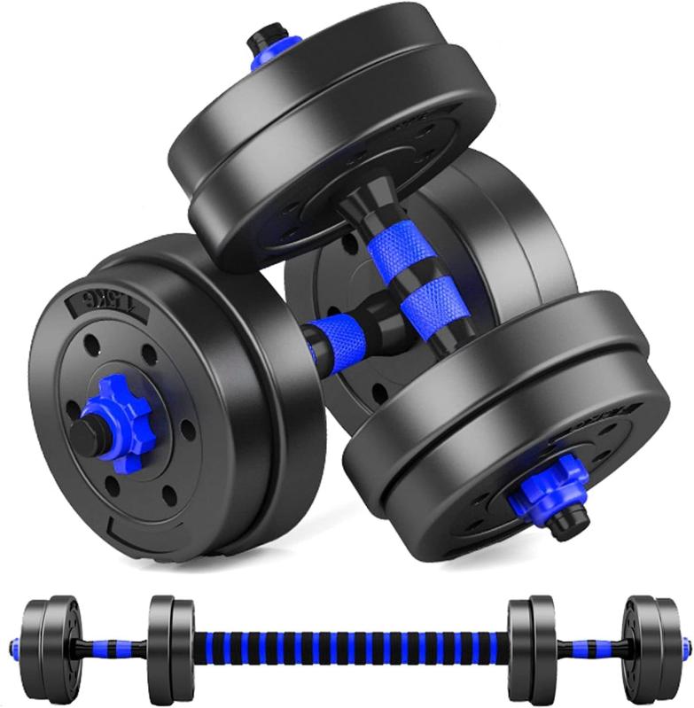 Taimonik ダンベル 可変式 10kg 20kg 30kg 40kg 2個セット バーベルにもなる ダンベル 無臭素材 静音 XSB
