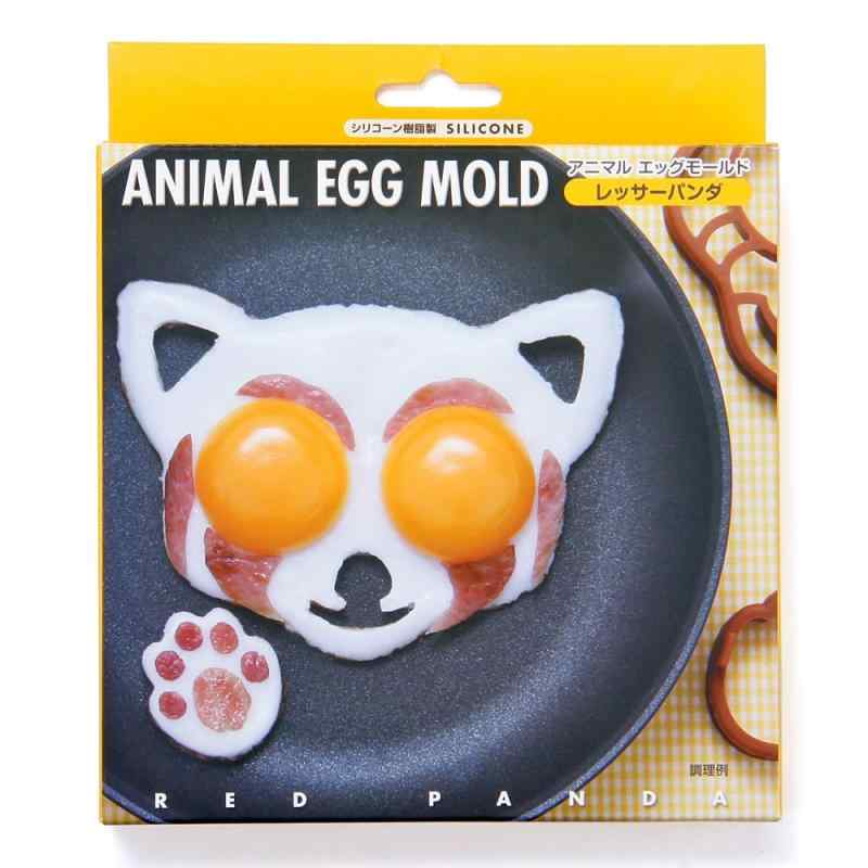 カロラータ アニマル エッグモールド (レッサーパンダ/シリコン製) かわいい アザラシ 目玉焼き型 調理器具 キッチンツール お弁当 キャラ弁 キッズ 子供/ギフト プレゼント クリスマス maisonclover-10334223 メゾンクローバー パッケージ画像
