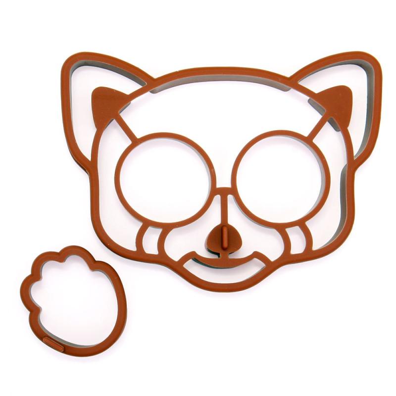カロラータ アニマル エッグモールド (レッサーパンダ/シリコン製) かわいい アザラシ 目玉焼き型 調理器具 キッチンツール お弁当 キャラ弁 キッズ 子供/ギフト プレゼント クリスマス maisonclover-10334223 メゾンクローバー サンプル画像2