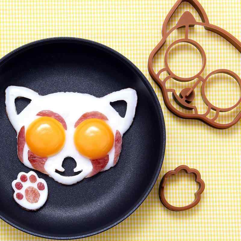 カロラータ アニマル エッグモールド (レッサーパンダ/シリコン製) かわいい アザラシ 目玉焼き型 調理器具 キッチンツール お弁当 キャラ弁 キッズ 子供/ギフト プレゼント クリスマス maisonclover-10334223 メゾンクローバー サンプル画像3