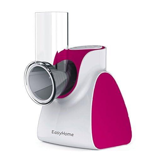 5種類のカッターパターン付属の万能電動スライサーセット【サラダメーカー CH-255】素早く野菜をカット..