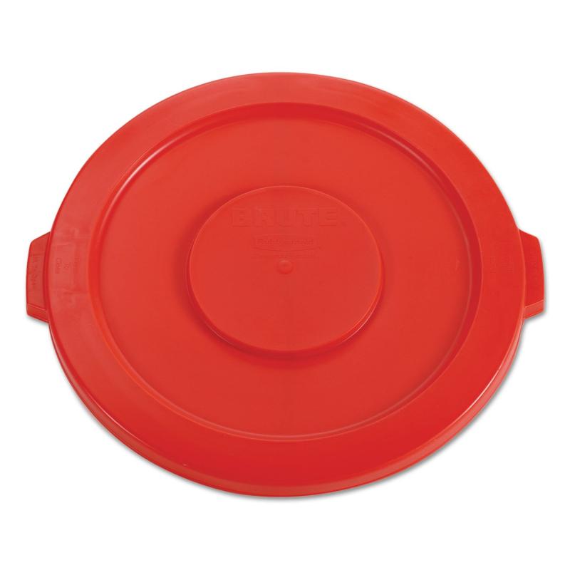 乐天商城 - ラバーメイド(Rubbermaid) 32ガロンBRUTE丸型コンテナ用フタ 赤 FG263100RED