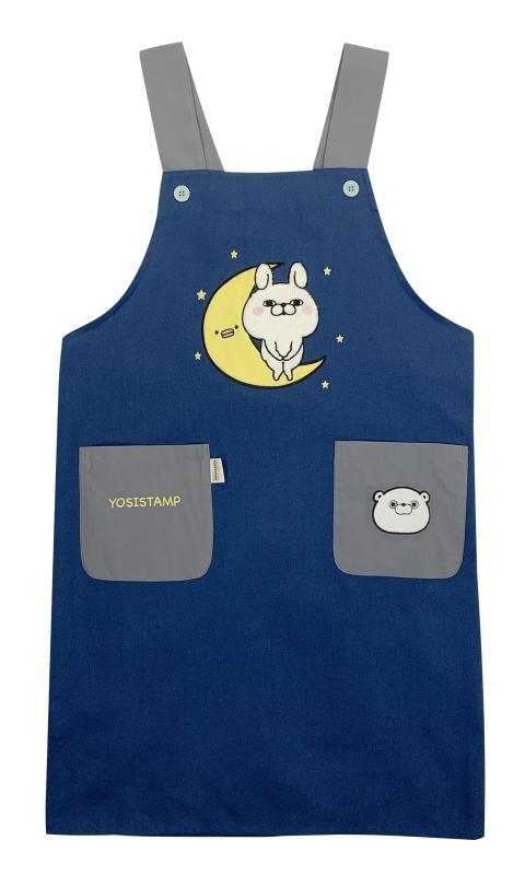 [アトリエ　モモアンドモモ] [YOSISTAMP][ヨッシースタンプ] うさぎさん くまさん エプロン 男女兼用 ..