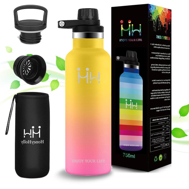 YANGYAO 炭酸水筒500ml/750ml/1000ml 魔法瓶 保温 直飲みボトル ステンレス二重壁 炭酸水 スポーツドリンク対応 真空断熱 保冷マグ スポーツ 密封性高い 漏れ防止 こぼれない 持ち運び 男女兼用 ア