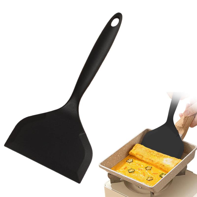 UrbanPulse シリコンヘラ お好み焼き ヘラ 卵焼きターナー シリコンスパチュラターナー ノンスティックフライパン用 高温耐熱卵焼きスパチュラ フライ返し 調理器具 パンケーキ、玉子焼き、