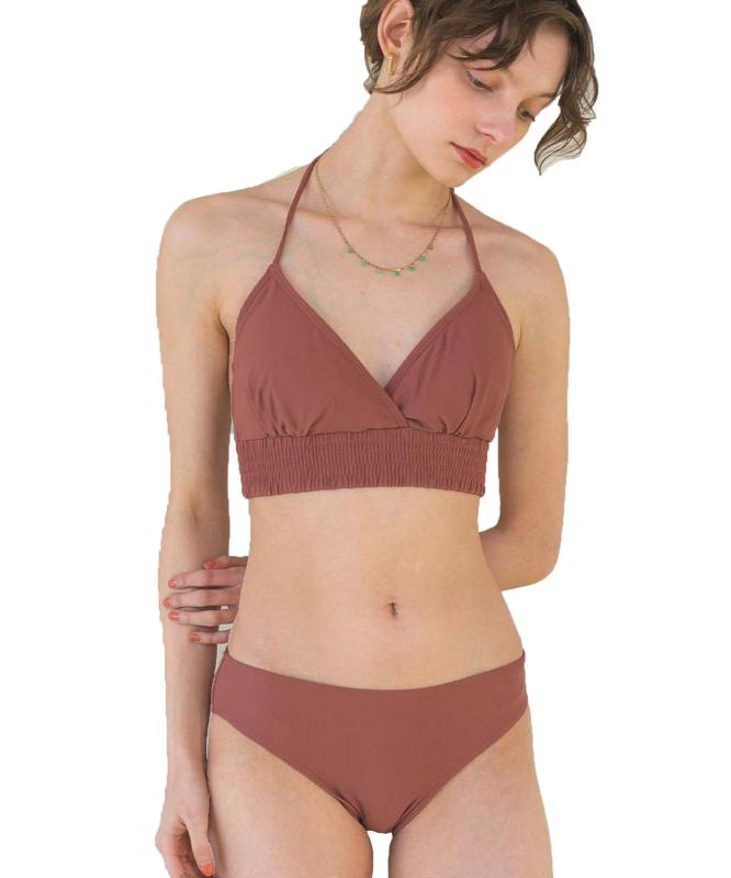 [シードレス] (ティティベイト) titivate バックリボン ホルターネック ビキニ 水着 DRXM0075