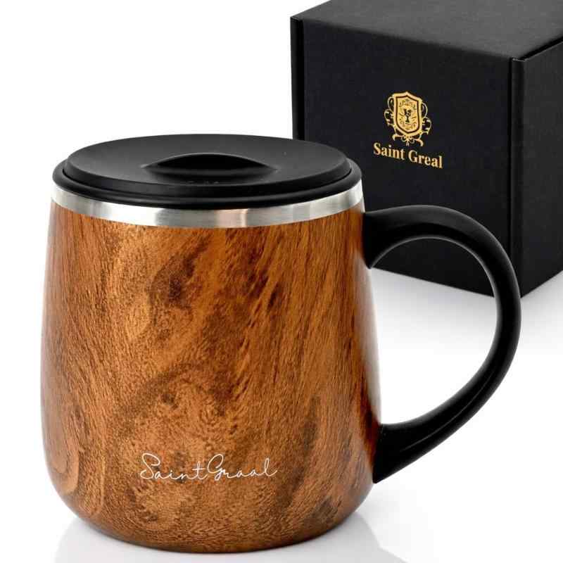 SaintGraal(セイントグレイル) マグカップ タンブラー 真空断熱 蓋付き 保温 保冷 ステンレス マグ コップ クリスマスプレゼント 父の日 ギフト コーヒーカップ 320ml