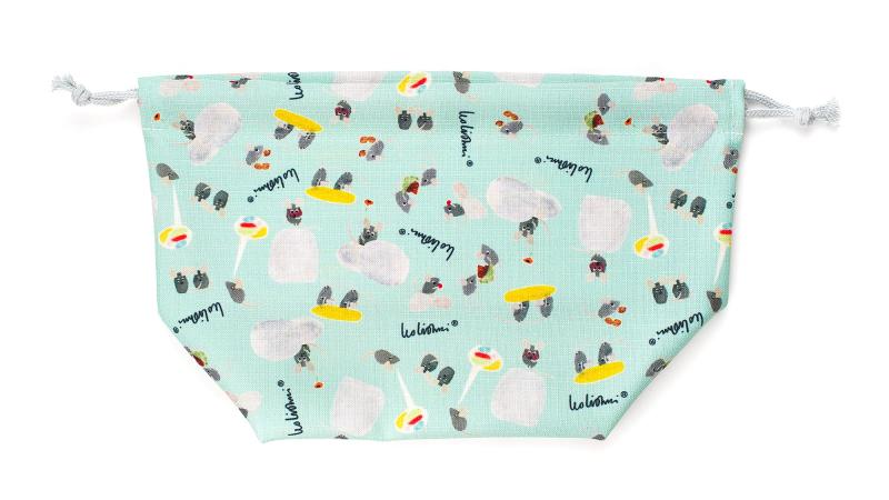 レオレオニ ランチ巾着 フレデリック 総柄