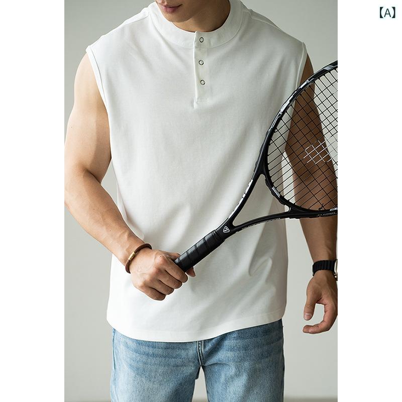 供給カテゴリー: スポット商品番号: T851: フィットタイプパターン: ソリッドカラー主な生地構成: コットン主な生地成分の含有量: 38.3%生地名: 38.3% ポリエステル.35.8% コットン.13.1% モダール.9.4% アセテート.3.4% スパンデックス該当するシナリオ: スポーツ季節に合わせて: Summerの種類: 注文全体発売時期: 夏対象者: QINGNIANG職人技: いいえ詳細: ボタンの装飾スタイル: スポーツ服の裾の: ストレートヘム色: オフホワイト,黒,カーボンアッシュサイズ: M (170/92A) (推奨 50-62.5kg ),L (175/96A) (推奨 63-70kg ),XL (180/100A) (推奨 70.5-77.5kg 用),2XL (185/104A) (78-87.5kg を推奨),3XL (190/108A) (推奨 88-95kg )国境を越えたに的に供給されるかどうか: いいえ製品カテゴリー: スポーツベスト厚さ: 薄手ソース: はい品質検査報告書はか？: いいえ品質検査報告書番号: いいえ
