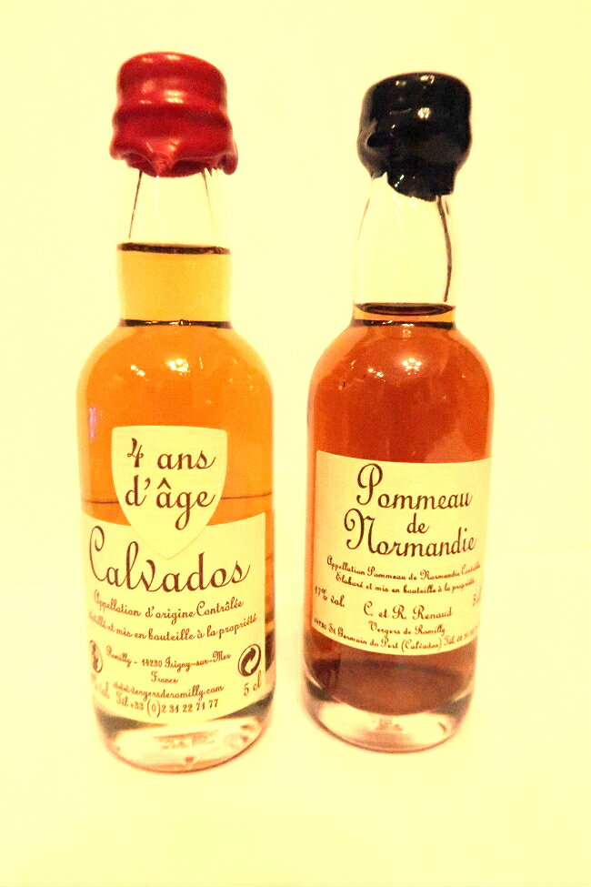 カルヴァドス・ポモ−ミニチュア 50mlセットA - Calvados & Pommeau Miniature (送料込）バレンタイン ギフト 2