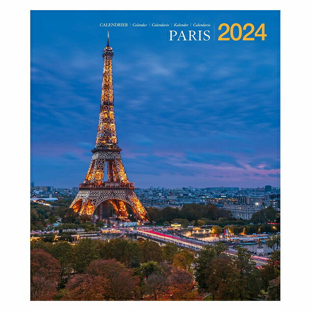 ɳݤ ߥ ѥ̾ 2024ǯ - City de Paris Calendar mini 2024 -  - ե󥹥