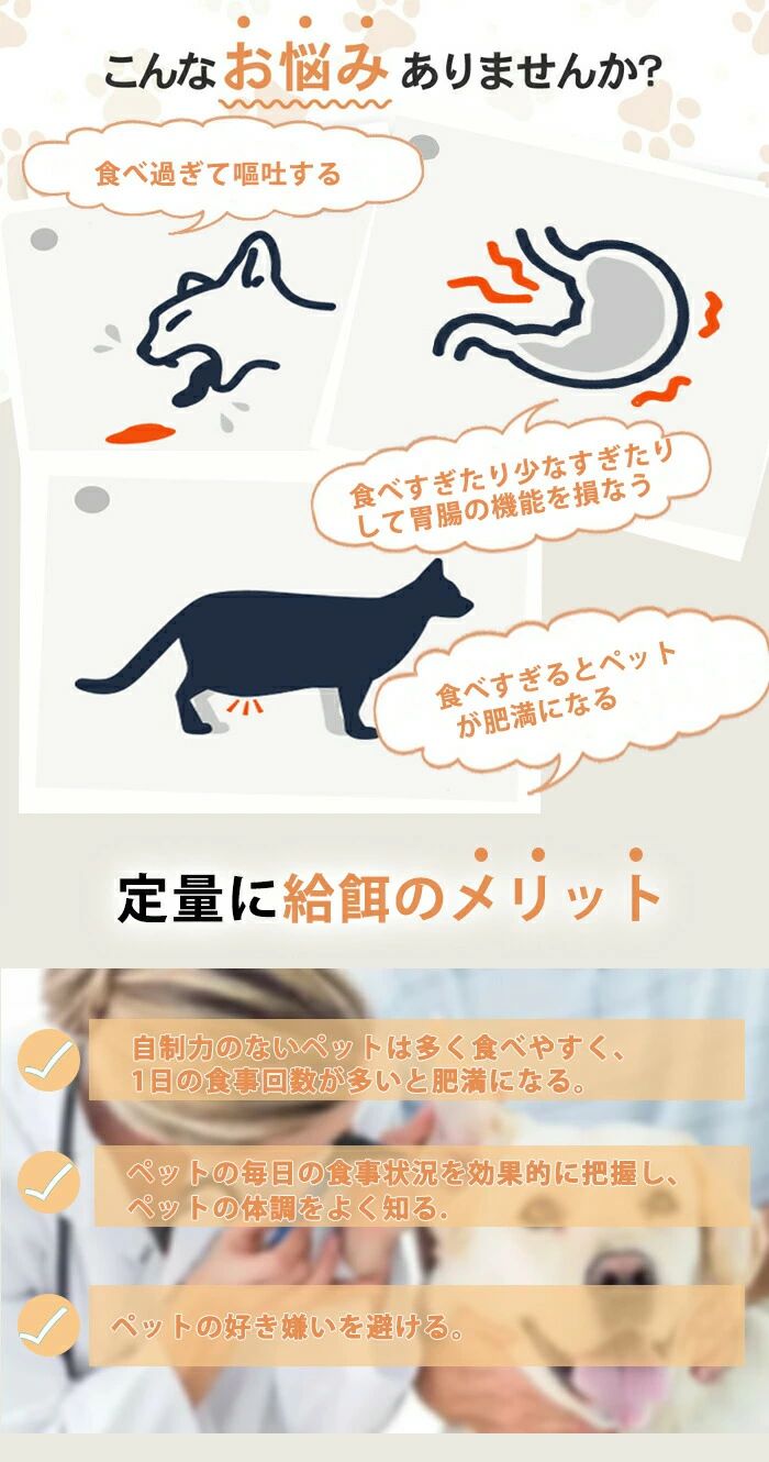 Maison Hacciのペットフード 計量カップ 犬 猫 ペット フード計量器 電子計量 スプーンスケール ペット取り外し可 計量スプーン LCDモニター測定 計量｜アングル2