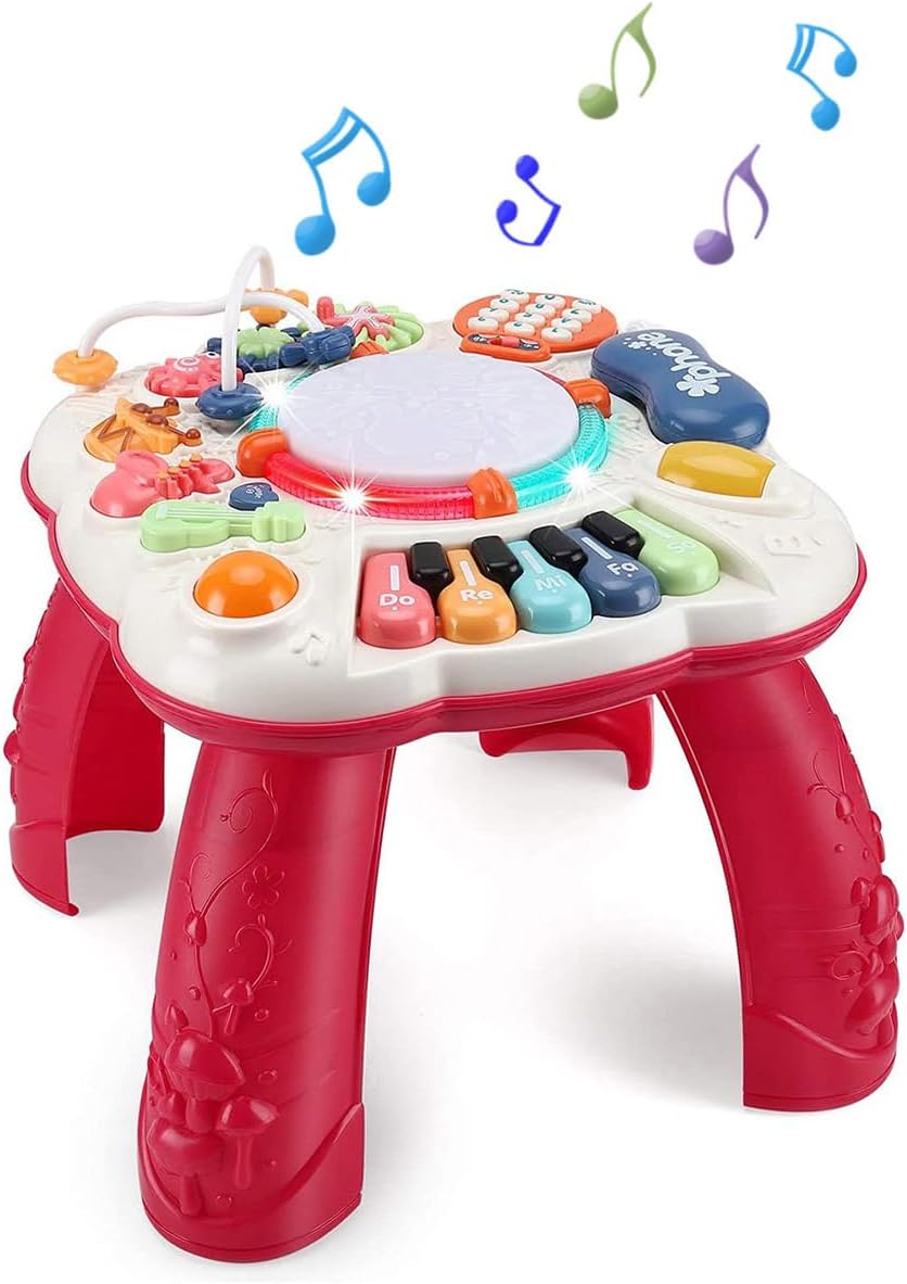 ミュージカルテーブルおもちゃ アクティビティテーブルのおもちゃを学び ピアノ おもちゃ おしゃべり電話 知育おもちゃ 誕生日 プレゼン