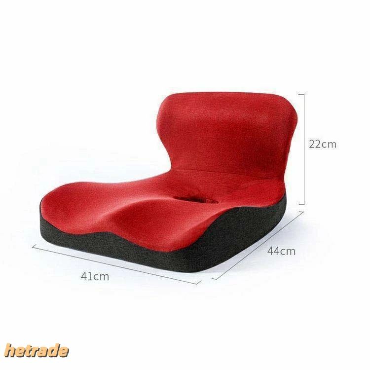 Maison Hacciの腰痛 クッション オフィス おすすめ デスクワーク 姿勢 矯正 グッズ 猫背矯正 骨盤 腰痛対策 骨盤クッション 座椅子 シートクッション｜アングル3