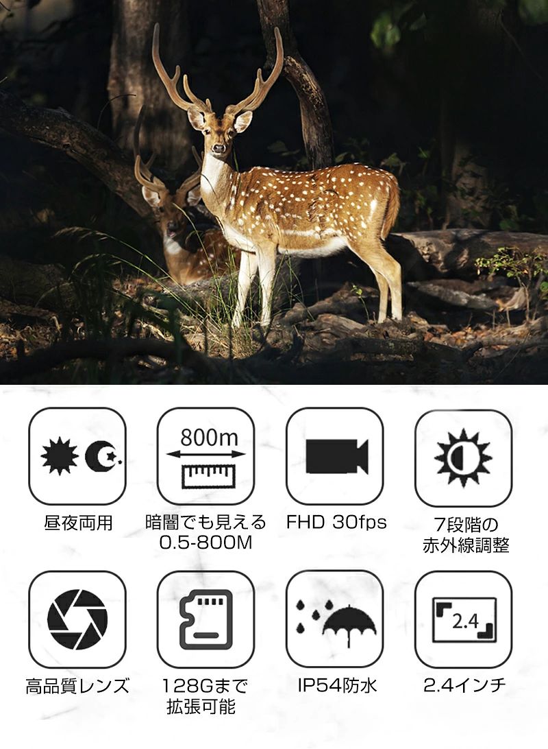 ナイトビジョン 双眼鏡 最大800m 5倍デジタルズーム 高倍率 望遠鏡 暗視鏡 カメラ ...