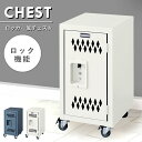 【10%OFFクーポン配布中!16日23:59迄】チェスト 2段 キャスター付き ロッカー風 おしゃれ 北欧 コンパクト スリム ミニ 小さい 小さめ 薄型 リ...