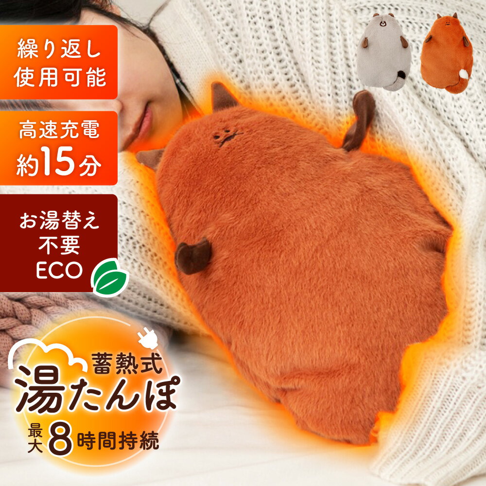 ＼ 10%OFFクーポンすぐ使える！ ／ 湯たんぽ 充電式 充電 柔らかい アニマル カバー 付き あたたかい ..