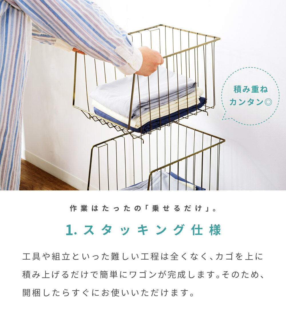 【新規オープン】ランドリーラック ランドリー収納 ワゴン 3段 ツールワゴン キャスター付き アンティーク 積み重ね おしゃれ スリム 片付け 模様替え