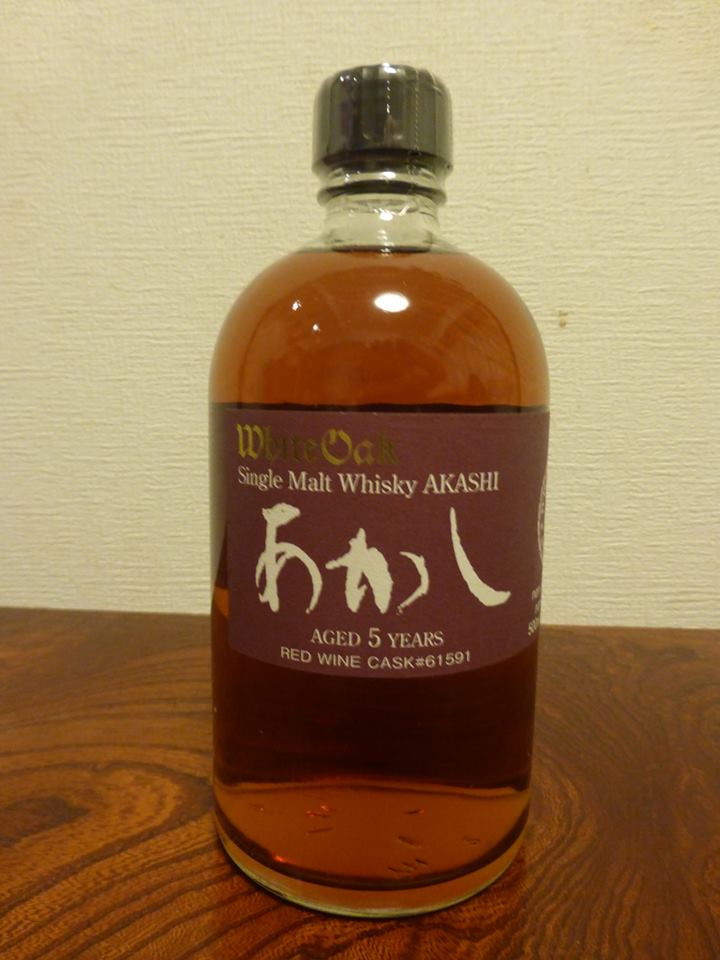 江井ヶ嶋 江井ヶ嶋酒造　あかし　RedwineCask　No61591 5years　500ml　50％