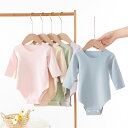 ベビー ロンパース 長袖 男の子 女の子 新生児 赤ちゃん ベビー服 秋冬 冬 ベビーロンパース 綿 長袖ロンパース ラウンドネック 子供服 無地 お部屋着 冬...