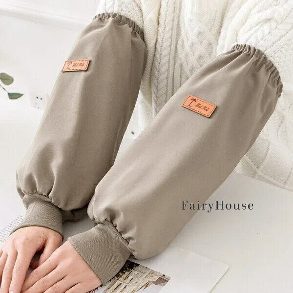 【無料送料】仕事、キッチン使用、長さを延長、ファッショナブルで多用途の女性男性用袖カバー 高弾力 ..