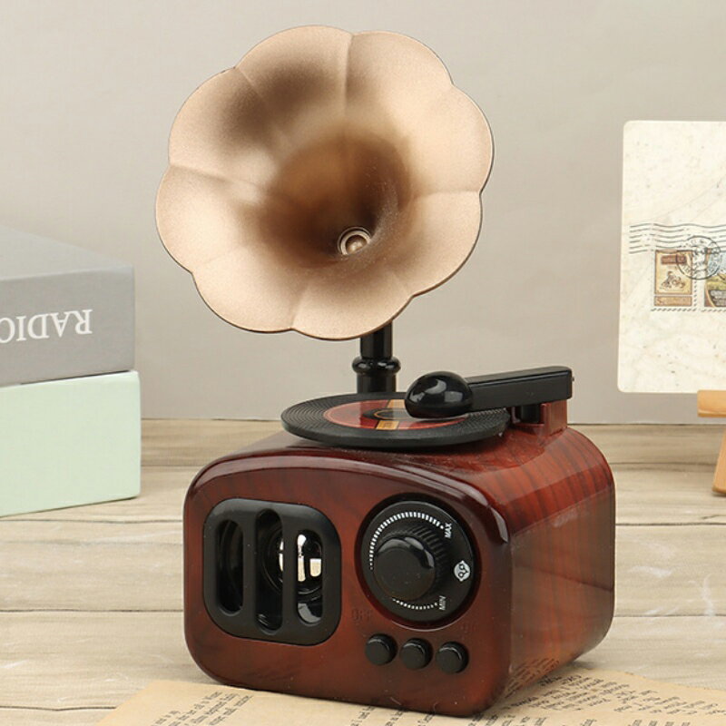 送料無料蓄音機 音楽ボックス インテリア おも...の紹介画像2