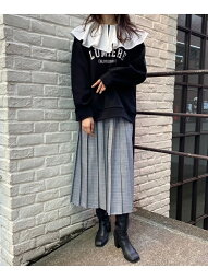 【SALE／50%OFF】チェックプリーツスカート MAJESTIC LEGON マジェスティックレゴン スカート その他のスカート ブラック ブラウン【RBA_E】[Rakuten Fashion]