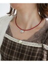 【SALE/10%OFF】モチーフビーズネックレス MAJESTIC LEGON マジェスティックレゴン アクセサリー・腕時計 ネックレス ブラック ブルー【R...