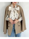 【SALE/70%OFF】2wayケープデザイントレンチ MAJESTIC LEGON マジェスティックレゴン ジャケット・アウター トレンチコート ベージュ ...