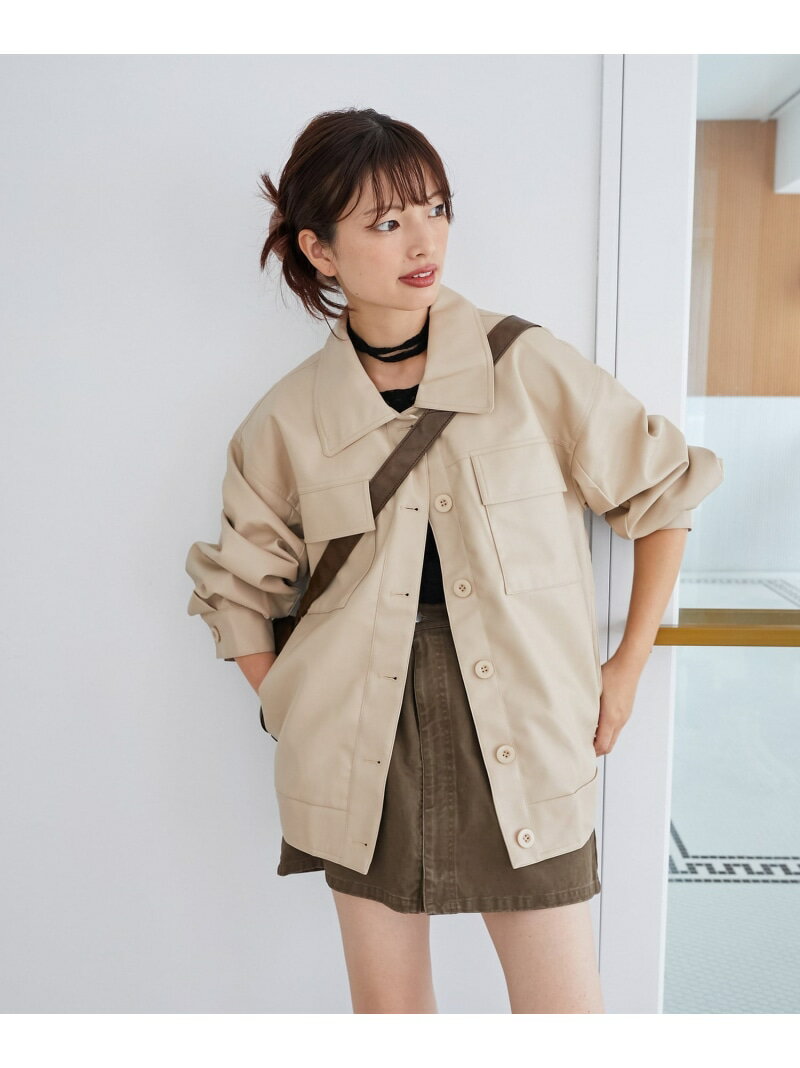 【SALE／70%OFF】フェイクレザーオーバーブルゾン MAJESTIC LEGON マジェスティックレゴン ジャケット..