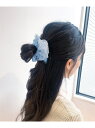 【SALE/10%OFF】ストライプシュシュ MAJESTIC LEGON マジェスティックレゴン ヘアアクセサリー その他のヘアアクセサリー ブルー【RBA_...