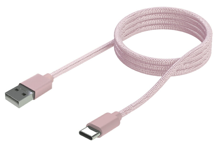 X-367くすみカラーケーブル　A＋C ダスティーピンク