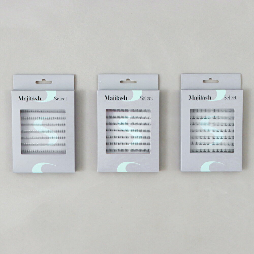Majilash Select のり不要 貼るまつげ つけまつげ 選べる3タイプ 01 02 03 下まつげ 束感 ま…