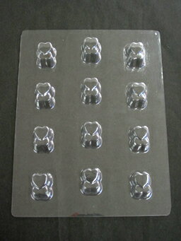 売り切り価格です　タイガークラウン　チョコレート型 モールドキラリ・ダブルハート プラスチック バレンタイン | チョコ型 流し型 チョコレートモールド プラスチック タイガークラウン CAKELAND ケーキランド 1188