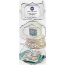 Wilton ウィルトン 抜き型セット プラグカットアウトセット 6個セットステンレス Plaque Cut-Out Set
