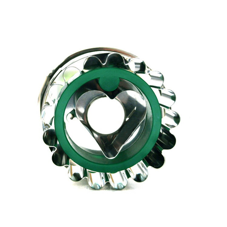 クッキー型 菊 ハート (バネ式) バレンタイン格安通販　バレンタイン　人気　ランキング