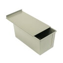 1斤 勾配有り テフロン 加工 食パン型 フタ 付き | 空焼き 不要 富士ホーロー ベイクウェア 食パン型 食パン型 1斤 食パン 型 パン型 パン作り 道具