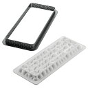 シリコマート キットタルトリングバブル 265x105 シリコンゴム型 焼成可 プラスチック リング セット | タルト型