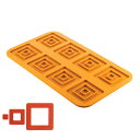 シリコマート ネイチャー クワドラート 3.0 | 空焼き 不要 SILIKOMART シリコン型 シリコンゴム 四角