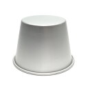 径80x高58mm 約210cc プリン型 アルマイト プリンカップ 特大 | 空焼き 不要 ※比重用としてのご利用はおすすめいたしません