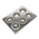 シリコン加工 マフィン型 6個付 300×218mm 昔ながらの | 空焼き 不要 松永製作所