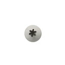 口金 菊・花 #35(6切) 口先7mm 真鋳・ニッケルメッキ
