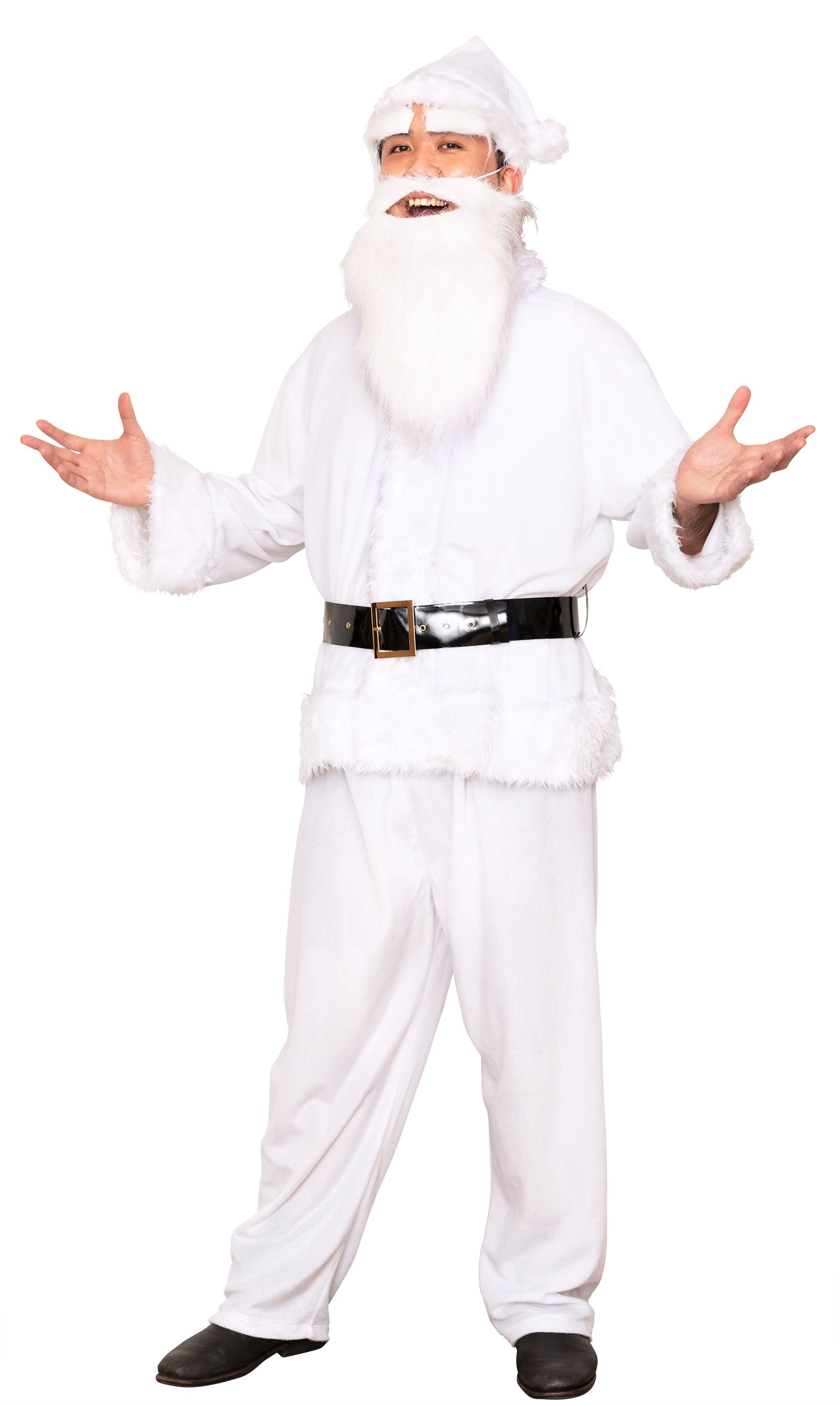 GOGOサンタさん ホワイト メンズ 定番サンタ カラーバリエーション