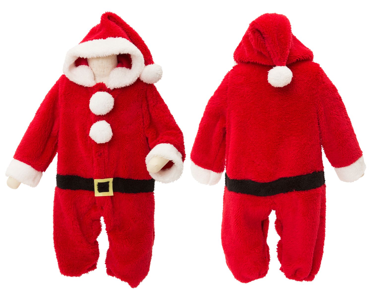マシュマロサンタ ベビー サンタクロース つなぎ オーバーオール 仮装 パーティ パーティーグッズ 余興..