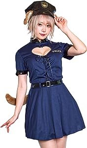 レディアニマル ポリス×犬 警察官 セクシー ドッグ アニマル 集団仮装 おそろい コスチューム 仮装 変..