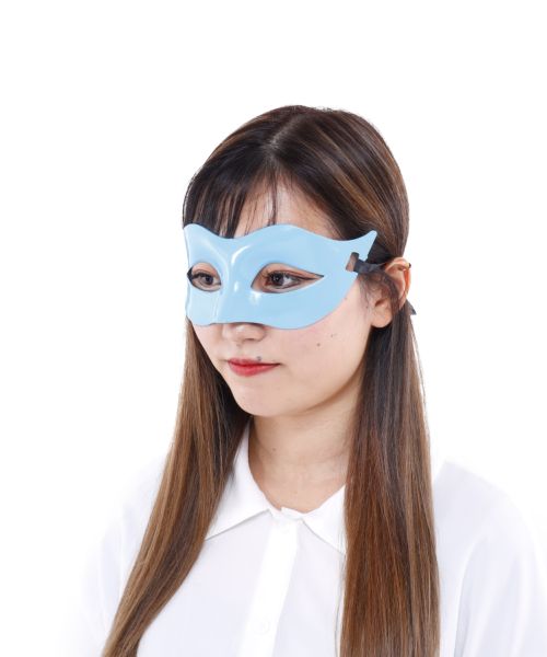 ベネチアンマスク ライトブルー 水色 簡易仮装 カラーバリエーション 仮面 お面 コスプレ ハロウィン ハロウィーン halloween 復活祭