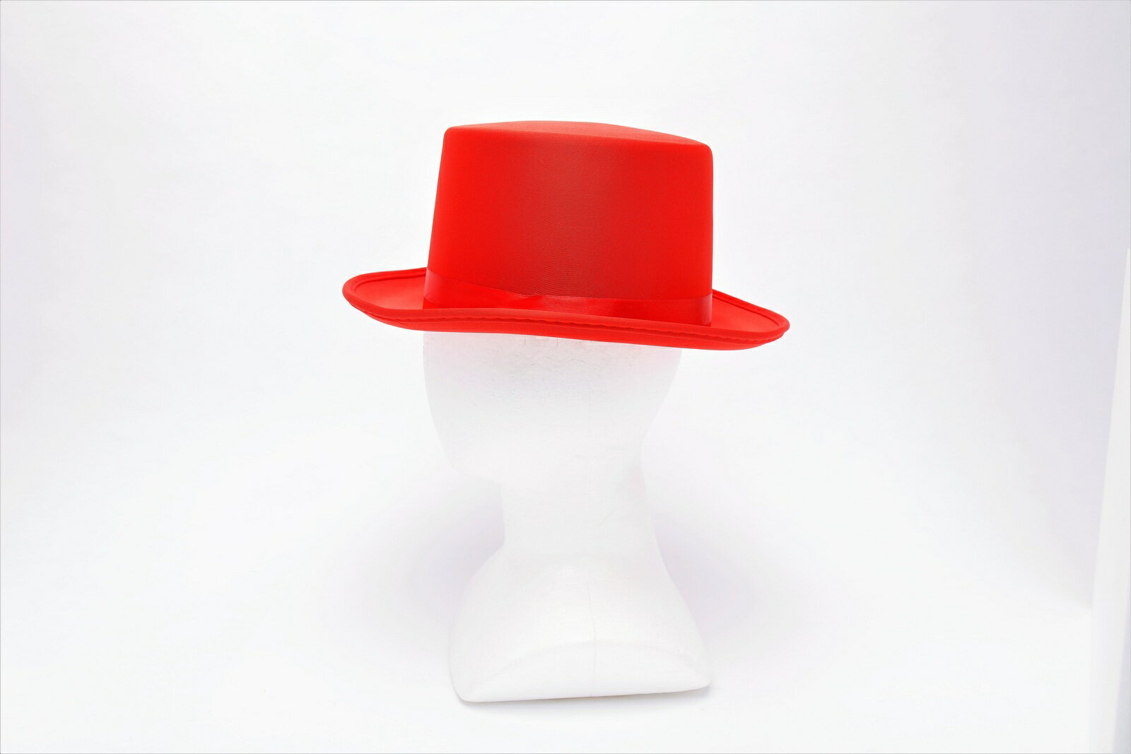 シルクハット レッド ハロウィン コスプレ かぶりもの 変装グッズ 仮装 手品 帽子 マジシャン 手品師 ダンス キャップ プチ仮装