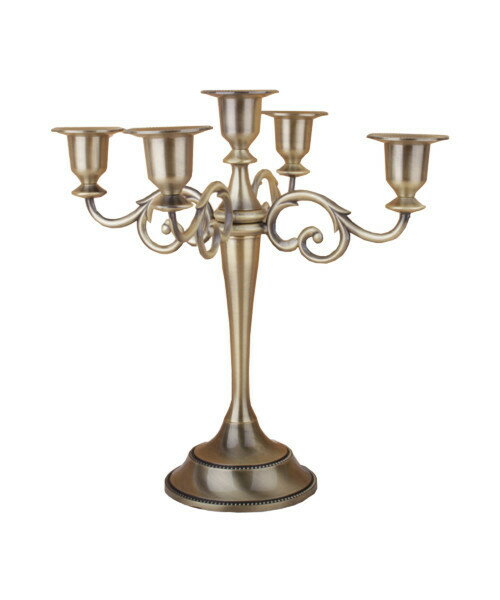 5本立てキャンドルスタンド 燭台 アンティーク ローソク立て キャンドルフォルダー アンティーク おしゃれ ろうそく立て パーティ 記念日 クリスマス