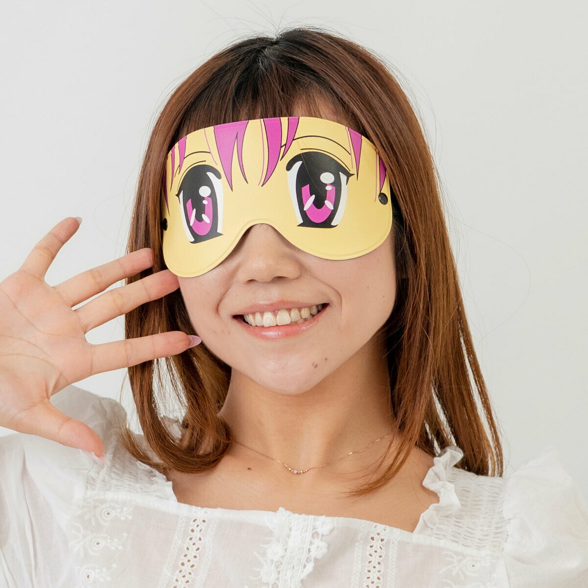 樂天商城 - アイマスク 萌え〜 少女マンガ 萌え メイド コスプレ 仮装 パーティー 余興 二次会 おもしろ雑貨 イベント 宴会 出し物 手軽